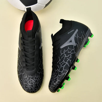 Chaussures de football pour hommes, crampons pour gazon naturel, chaussures de football unisexe, crampons longs « Society Spikes » FG, chaussures de football professionnelles, Chuteira