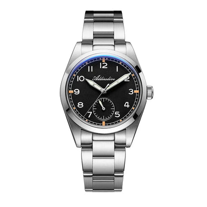Reloj de cuarzo ADDIESDIVE de 36mm para hombre VH60, luminoso BGW9, cristal abombado tipo burbuja, cubierta de vidrio, resistente al agua 10Bar, acero inoxidable
