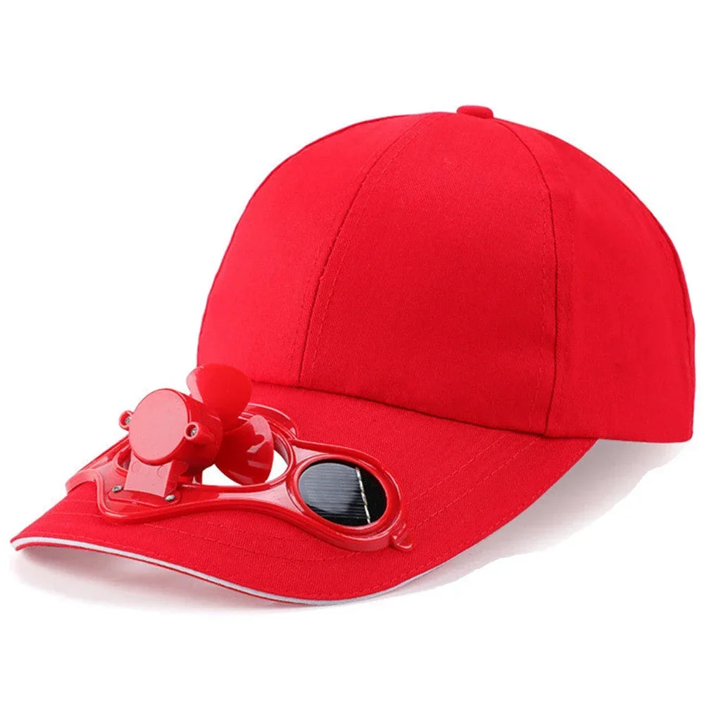 Casquette avec ventilateur Ventilateur de refroidissement USB d'été Casquette de baseball Protection solaire pour le golf en plein air Casquette à visière réglable sur 2 vitesses Casquette de randonnée avec ventilateur