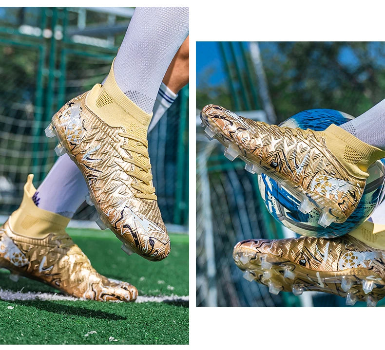 Professionella fotbollsskor för män, halkfria fotbollsskor, unisex, andningsbara, futsal, sport, nya fotbollsskor, dropshipping, ultralätta