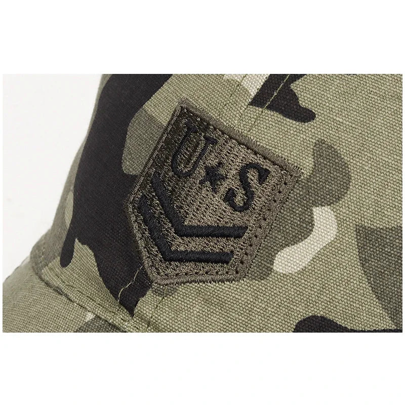 Casquette de baseball camouflage à visière en coton doux, printemps-automne, pour les loisirs en plein air, polyvalente