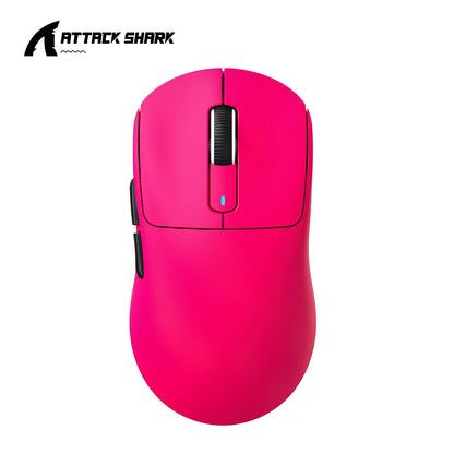 ATTACK SHARK X3 Three-mode Mouse 1K Hz,X3Pro Bluetooth Wireless Mouse 4K Hz Lightweight,PAW3395,650IPS Mobile Speed