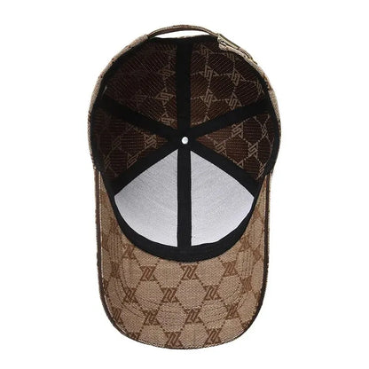 Four Seasons New Sunscreen Three-Line Sewn Baseball Cap Men's And Women's Casual Cap Net Red Distressed 1841 Hat