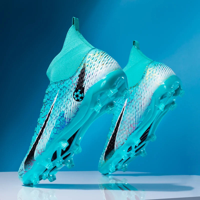 Chaussures de football pour hommes, chaussures de foot pour enfants, crampons de football professionnels pour femmes, chaussures antidérapantes TF/FG, chaussures de sport d'extérieur pour le football