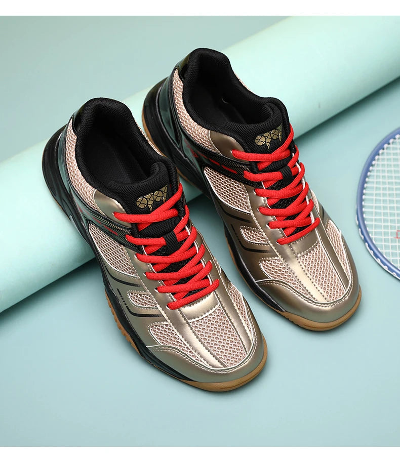 Nové profesionální badmintonové tenisky 2025, pánská tenisová obuv, prodyšná protiskluzová volejbalová sportovní obuv pro muže i ženy