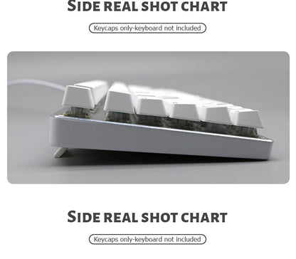 104 Keys Korean French Russian Spanish German Backlit Keycaps For Mx Switch Mechanical Keyboard OEM Profile ABS Key Caps DIY