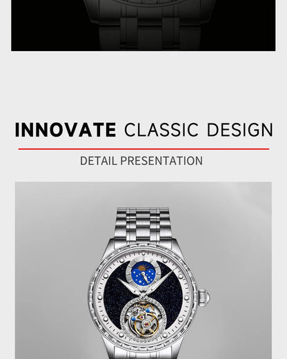 Tourbillon Master Men's Watch 2025 Limited Edition Luxury Business Watch Father Gift Automatic Movement
