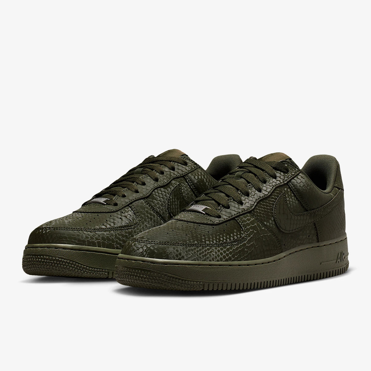 Oryginalne męskie trampki Nike w jesiennym stylu z wzorem wężowej skóry, niskie, odporne na zużycie IB0018-301