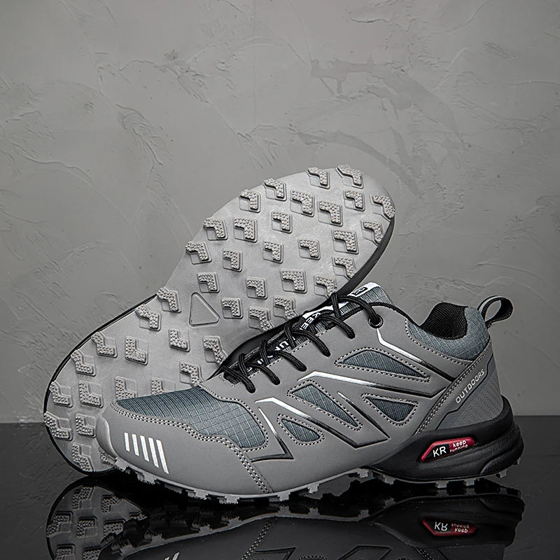 Men's Waterproof Hiking Shoes Non-Slip Hunting Boots Outdoor Tactical Training Sports Shoes Men Walking Hiking Travel Shoes