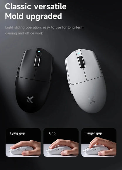 Bezdrátová e-sportovní myš MCHOSE G3 V2 Pro, lehká, tři režimy, Bluetooth, PAW3395, vysoký výkon, 800mAh, pro hry i kancelář, 59g myš