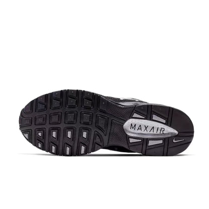 Męskie buty do biegania Nike Air Max Torch 4 – czarne/srebrne, sznurowane, miękka podeszwa środkowa, oddychająca cholewka 343846-002