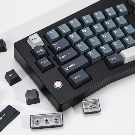 KBDiy GMK Apollo Keycaps ISO PBT Cherry Profile Retro Double Shot Keycap for MX Switches Alice 60 Mechanical Keyboard Key Caps