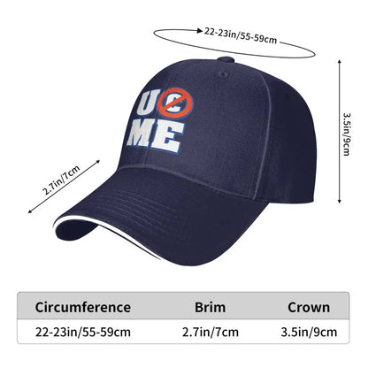 Yellow Wrestling Cena John White Custom Baseball Caps For Mens Unisex Male Beach Sunscreen Hat Snapback Cap