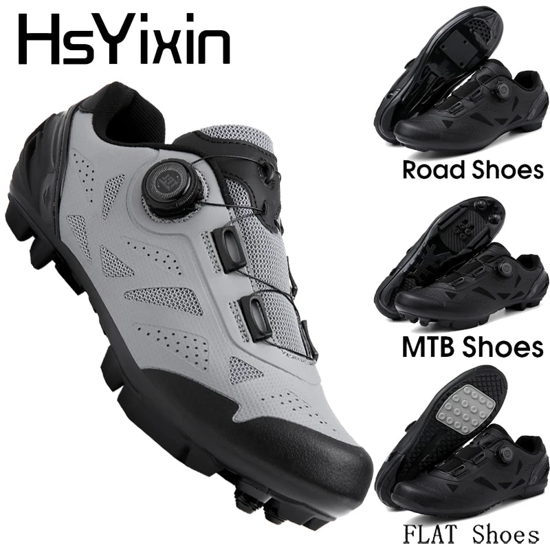 Riding shoes - Men's and Women's MTB cycling shoes - Professional road cycling shoes - Flat shoes - MTB road cycling sports shoe