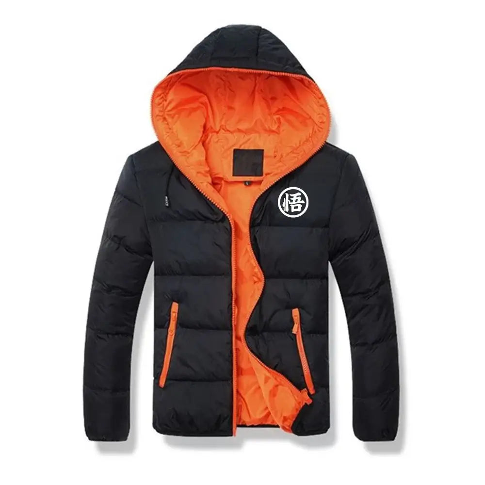 2026 Dragon Ball GOKU Anime Print Autumn And Winter Men's New Six-color Cotton-padded Warm Zipper Jackets Casual Fashion Coats, Produit gaming premium Fraquane