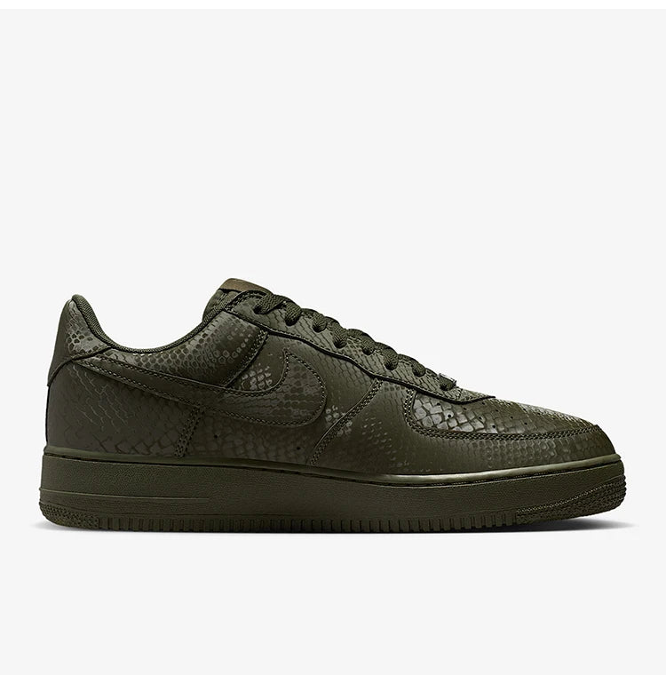 Oryginalne męskie trampki Nike w jesiennym stylu z wzorem wężowej skóry, niskie, odporne na zużycie IB0018-301