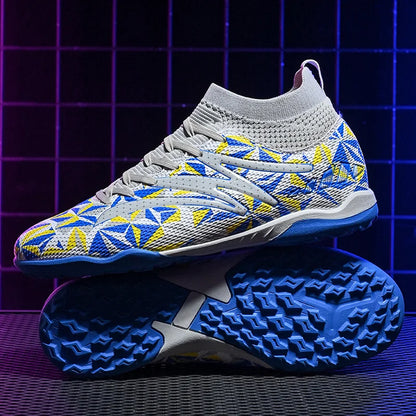 Chaussures de football pour homme, respirantes, d'entraînement, crampons, sport, plein air, TF, futsal, match, gazon synthétique, gazon naturel, drop shipping