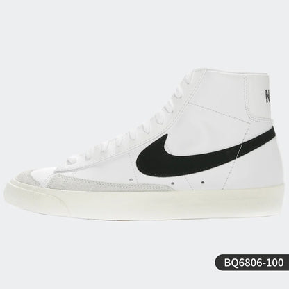 Oryginalne, autentyczne męskie i damskie wygodne trampki Nike BLAZER MID '77 BQ6806-100