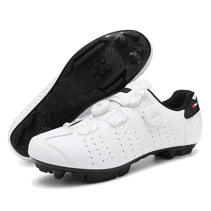 Highway bike cycling shoes, breathable and wear-resistant mountain bike cycling shoes, professional bike lock shoes Men or Women