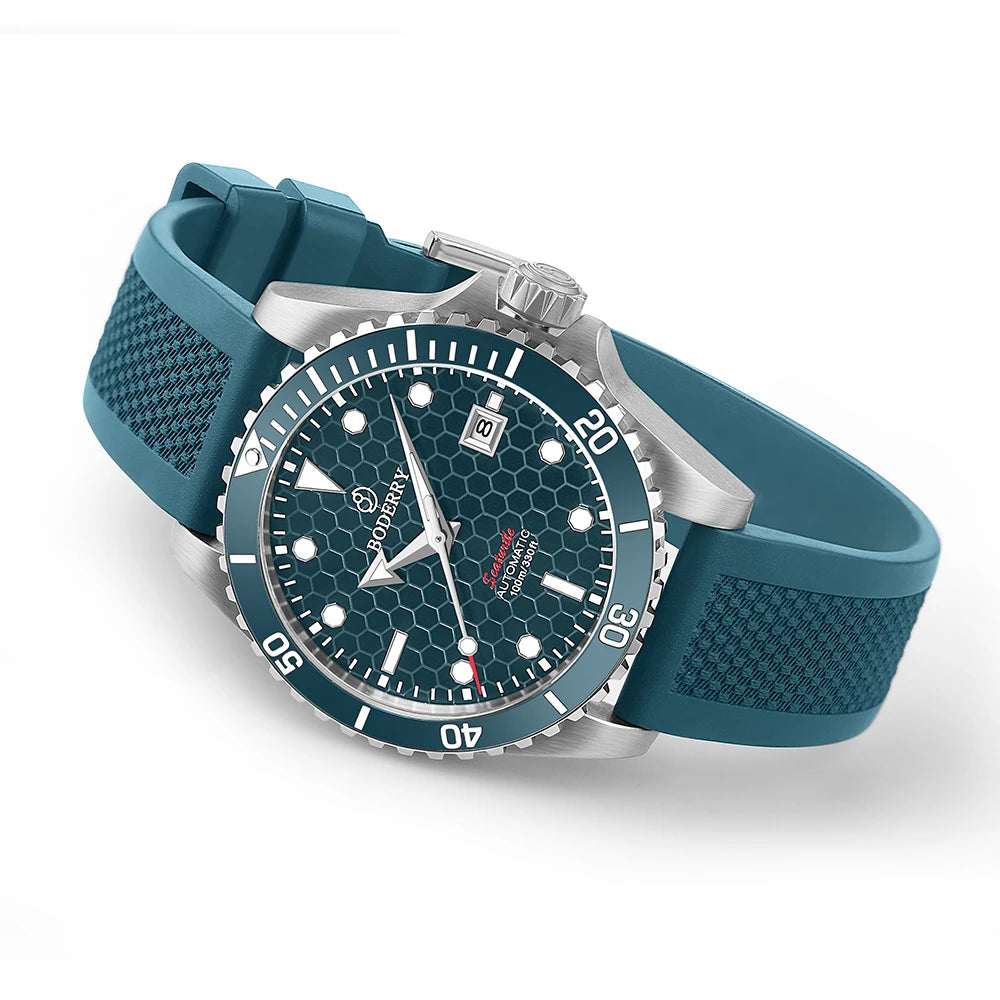 Boderry Seaturtle Titanium Diver Watch Men Luxury Bronze Watches Automatic Mechanical Wristwatch Sport 200M Waterproof Luminous
