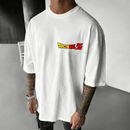 Dragon Ball Men's and Women's T-shirt Broly Anime Loose Daily Tee Summer and Spring Boy's Short Sleeves Parent-child Outfits