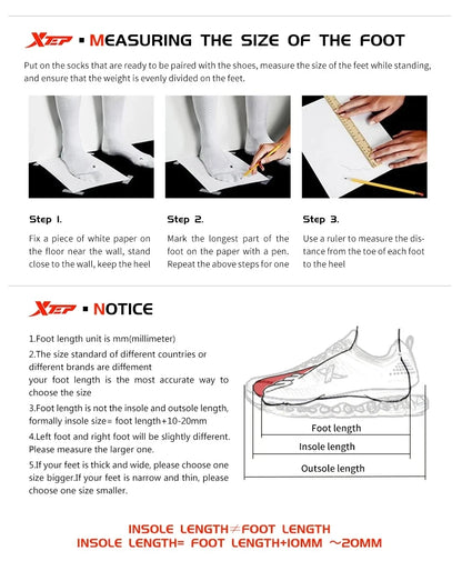 Xtep women's shoes running shoes wear-resistant casual sports shoes for women winter tennis female sneakers white 879318110073