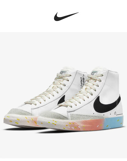 Oryginalne sezonowe unisexowe trampki Nike Blazer Mid High-Top DJ4278-101