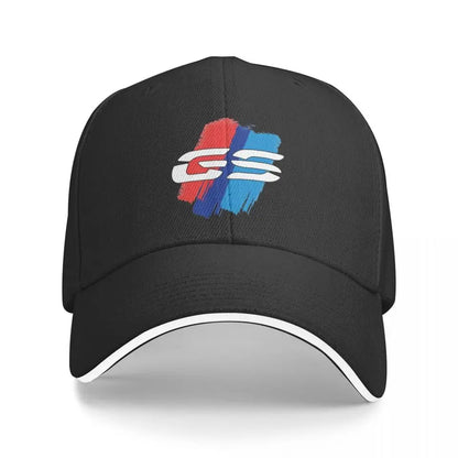 GS Weltkarte Motorrad-Trucker-Cap Herrenmode-Hüte Sonnenkappen Angelhut Atmungsaktive Baseballkappen aus Polyester-Netzgewebe für den Sommer