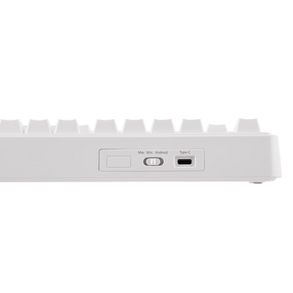 Tastiera meccanica EPOMAKER x AULA F75 solo cablata 75% layout ANSI US con gasket, hot-swap e manopola per Mac/WIN/Android