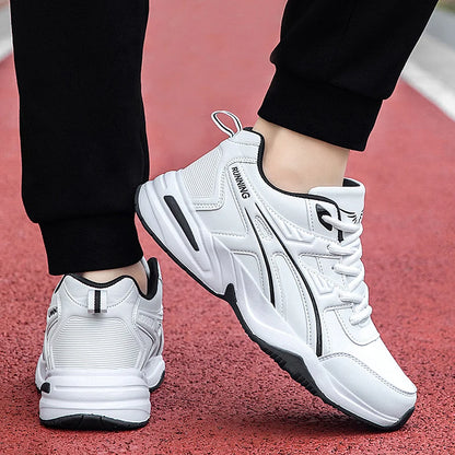 Men's classic retro casual sports shoes Four seasons soft-sole waterproof outdoor youth running shoes breathable light sneakers
