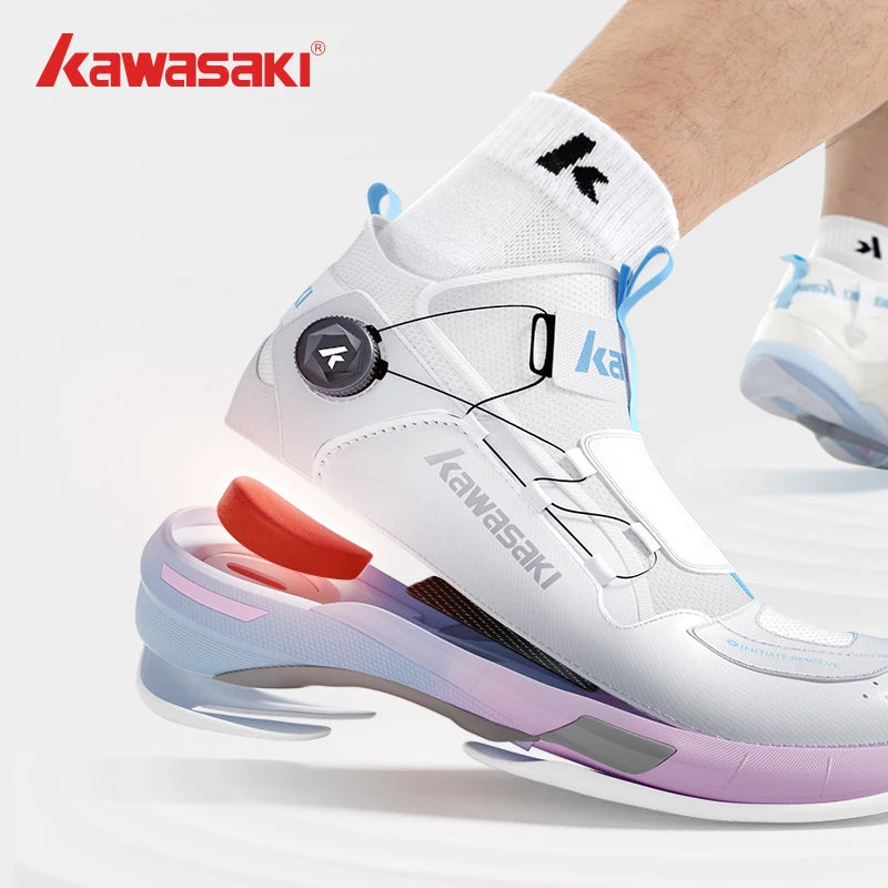 Kawasaki King Series 2.0 Professionelle Badmintonschuhe für Damen und Herren, verdrehsicher, Sportschuhe, Original-Tennisschuhe für Herren, Sneaker A3311