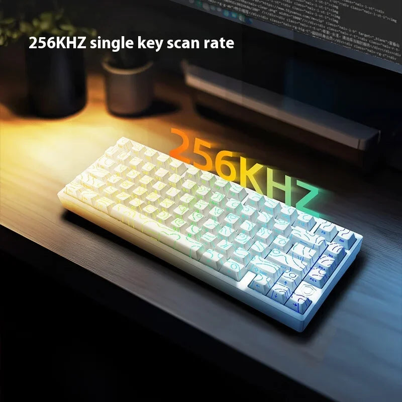 IROK MG75 PRO Mechanical Keyboard Magnetic Switch Aluminum RGB Hot Swap RT0.005 Quick Dismantling Structure Customized Pc Gifts