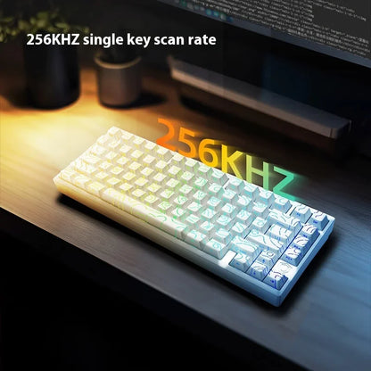 IROK MG75 PRO Mechanical Keyboard Magnetic Switch Aluminum RGB Hot Swap RT0.005 Quick Dismantling Structure Customized Pc Gifts