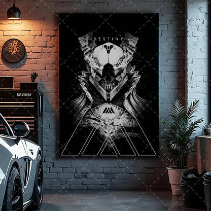 Game Destiny 2 Poster Art With Prints Home Bedroom Living Room Decoration Gift