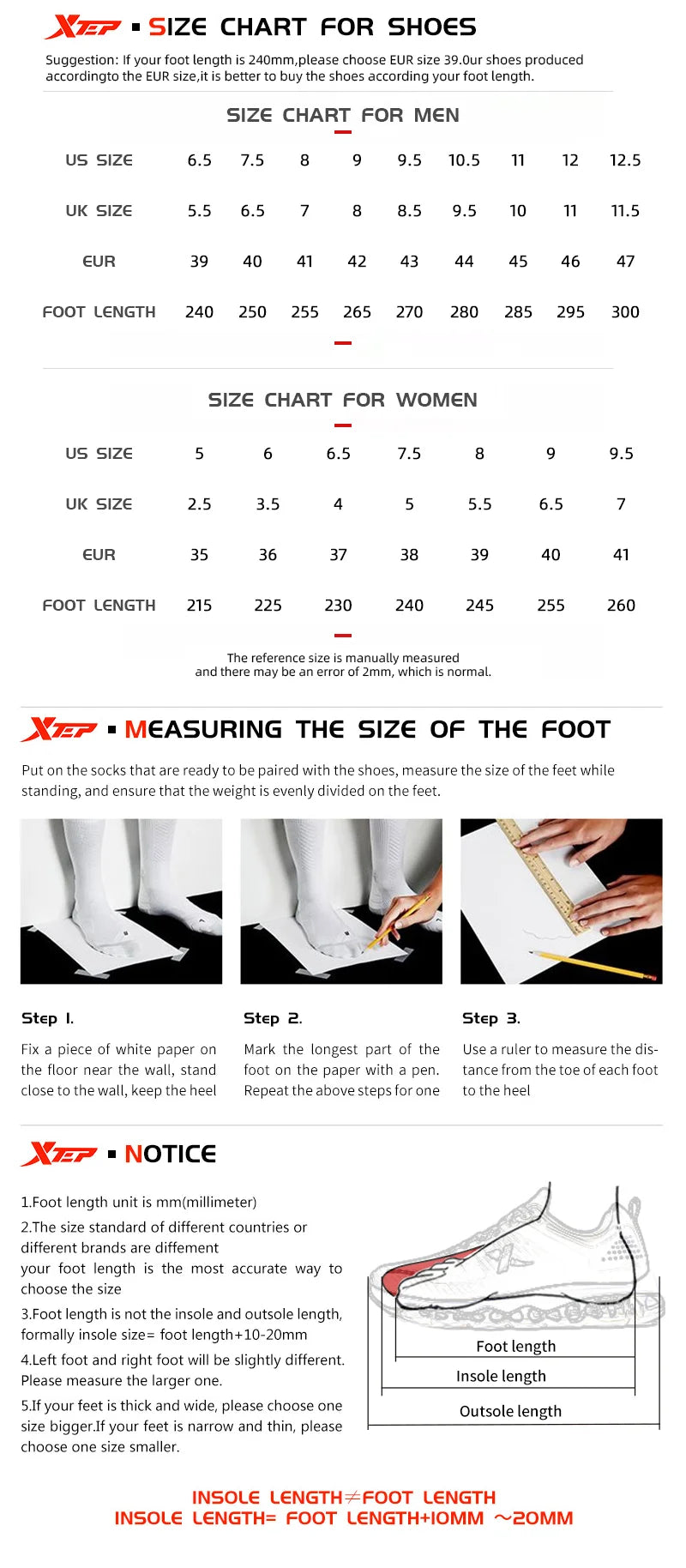 Xtep Sports Shoes Men's Mesh Breathable Running Shoes Winter Marathon Black White Men's Sports Shoes Sneakers Man 879119110110