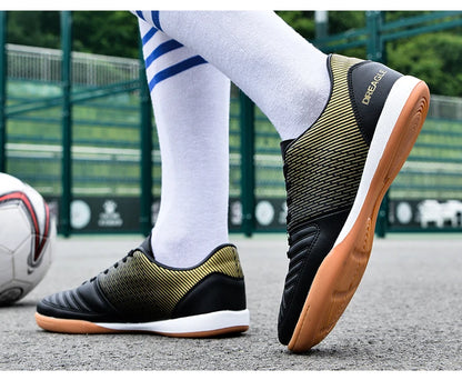 Chaussures de futsal pour homme - Chaussures de futsal professionnelles - Chaussures de football antidérapantes pour homme - Chaussures de football d'origine pour terrain dur - Chuteira Society Futebol