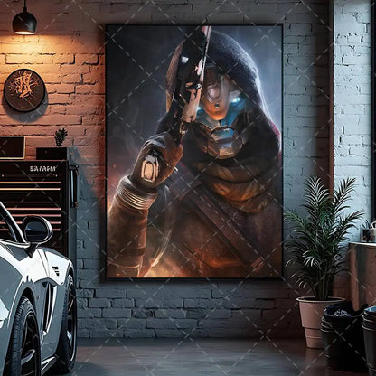 Game Destiny 2 Poster Art With Prints Home Bedroom Living Room Decoration Gift