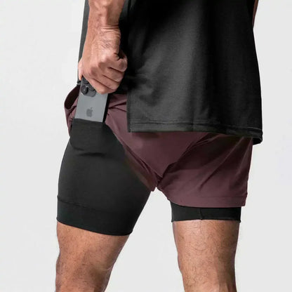 2026 Dragon Ball Anime Men's Shorts Sportswear Quick Dry Gym Pants Double-layer 2 in 1 Shorts Y2k Summer Breathable Streetwear