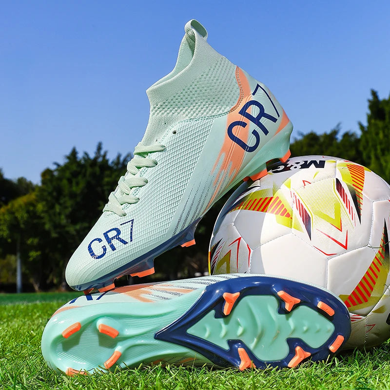Chaussures de football pour homme, chaussures de futsal professionnelles, chaussures de football de haute qualité, crampons, femmes, unisexe, ultralégères, TF/FG, baskets