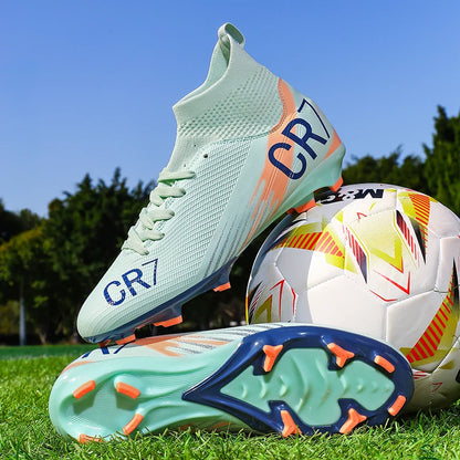 Chaussures de football pour homme, chaussures de futsal professionnelles, chaussures de football de haute qualité, crampons, femmes, unisexe, ultralégères, TF/FG, baskets