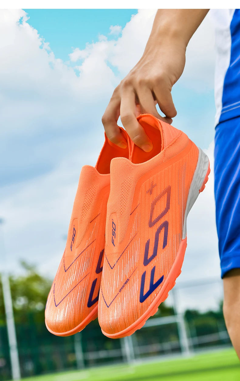 Neue Herren-Fußballschuhe, rutschfeste Indoor-Futsal-Fußballschuhe, Match-Rasenstollen, hochwertige Sneaker, Bestseller, High-Top, Outdoor