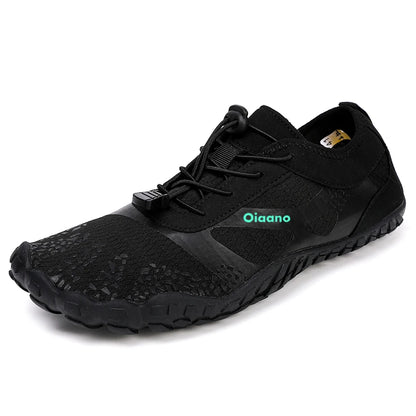 Oiaano Παπούτσια Barefoot Μαύρα με Φαρδύ Μπροστινό Μέρος για Άνδρες, Γυναικεία Αθλητικά Sneakers Unisex, Ανδρικά Υδάτινα Μποτάκια Aqua Beach με Μαλακή Σόλα, Ελαφριά και Διαπνέοντα