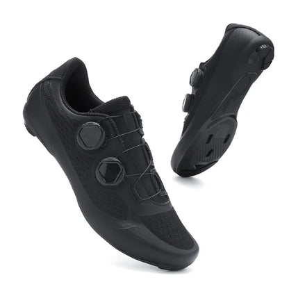 Speed Cycling Sneaker Men's Road Cycling Shoes Cleat Shoes Spd Shoes Cycling Flat Pedal Shoes Man Bike Outdoor Footwear White