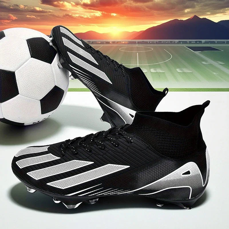 New Men Football Boots Cleats Boys Ultralight Sport Soccer Shoes Adult Professional Non-Slip Comfortable Training Match Grass