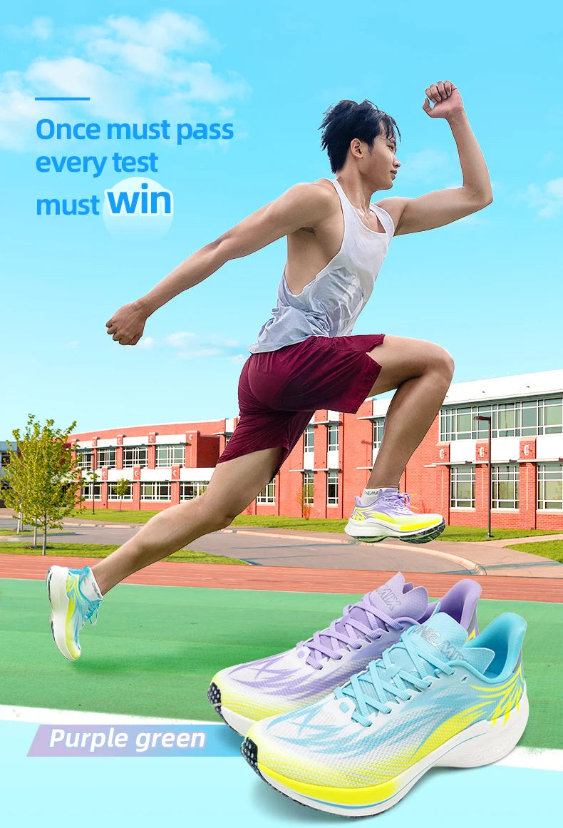 ONEMIX 2025 Carbon Plate Men Women Running Sports Shoes Breathable Cushioning Non-Slip PB Lightweight Rebound Sneakers