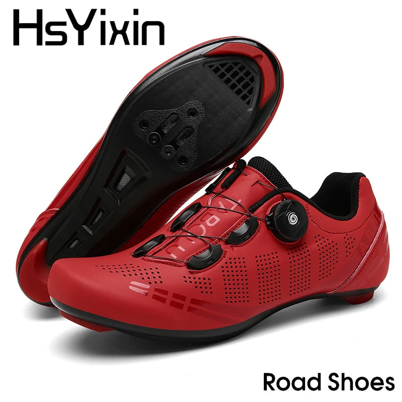 Atmungsaktive MTB-Fahrradschuhe für Damen und Herren – Offroad-Mountainbike-Fahrradschuhe mit selbstsichernden Speed-Mountainbike-Pedalschuhen