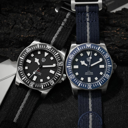 Watchdives EXD V2 40mm Titanium Watch Exchangeable X Design VH31 Sweep Second Movement Quartz Watches Luminous Waterproof 200M