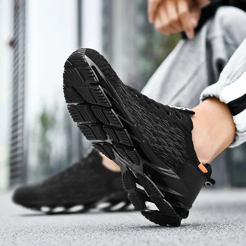 Chaussures de course pour homme à la mode, baskets de marche confortables pour homme, chaussures décontractées respirantes, chaussures de sport antidérapantes, baskets pour homme