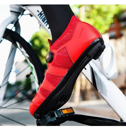 Professional Men's Road Cycling Shoes Breathable Women's MTB Bike Shoes Racing Speed Sneakers Mountain Bicycle Footwear for Shimano