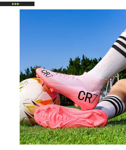 Chaussures de football pour homme, chaussures de futsal professionnelles, chaussures de football de haute qualité, crampons, femmes, unisexe, ultralégères, TF/FG, baskets